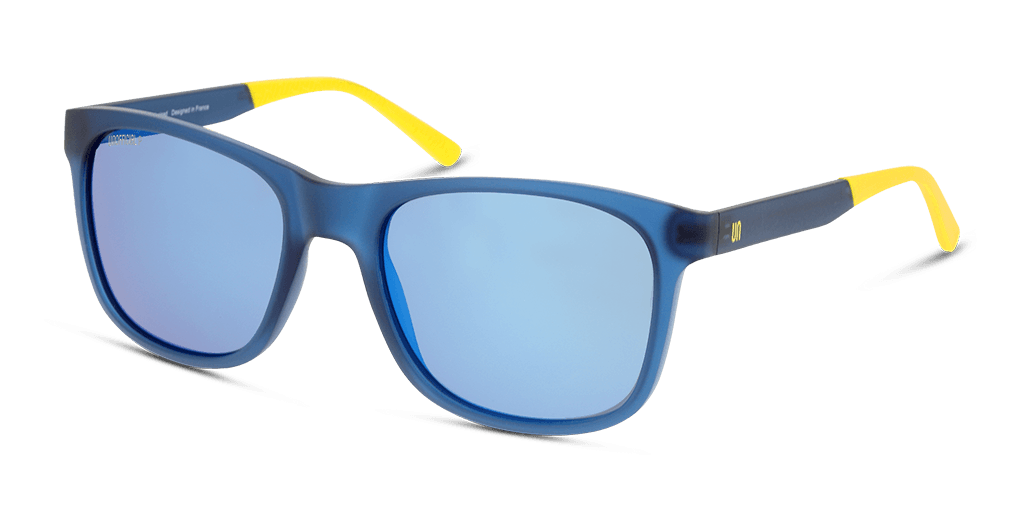 Unofficial UNSU0071P CYGL férfi téglalap alakú és kék színű napszemüveg