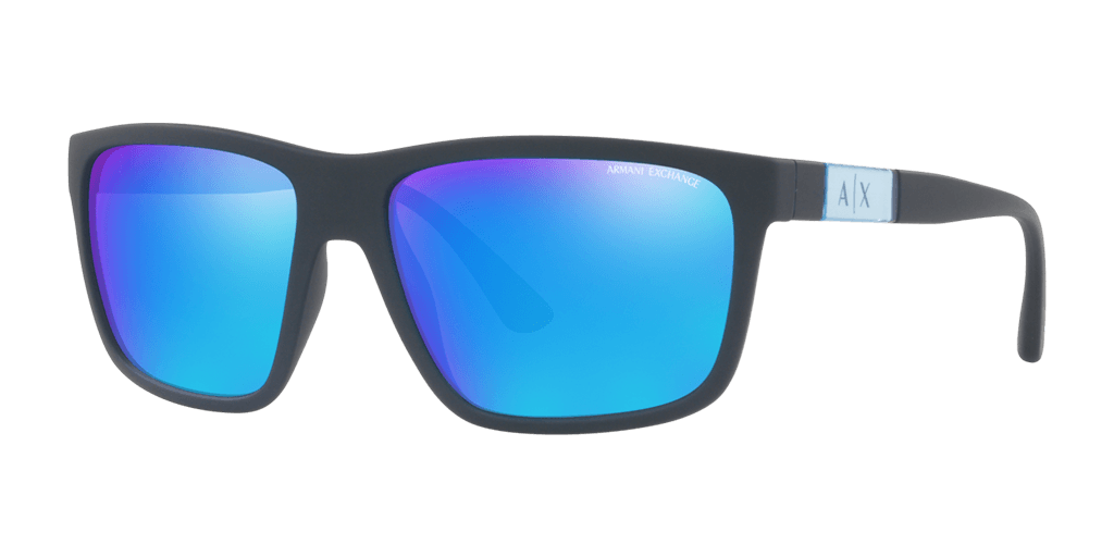 Armani Exchange 0AX4121S férfi négyzet alakú és kék színű napszemüveg